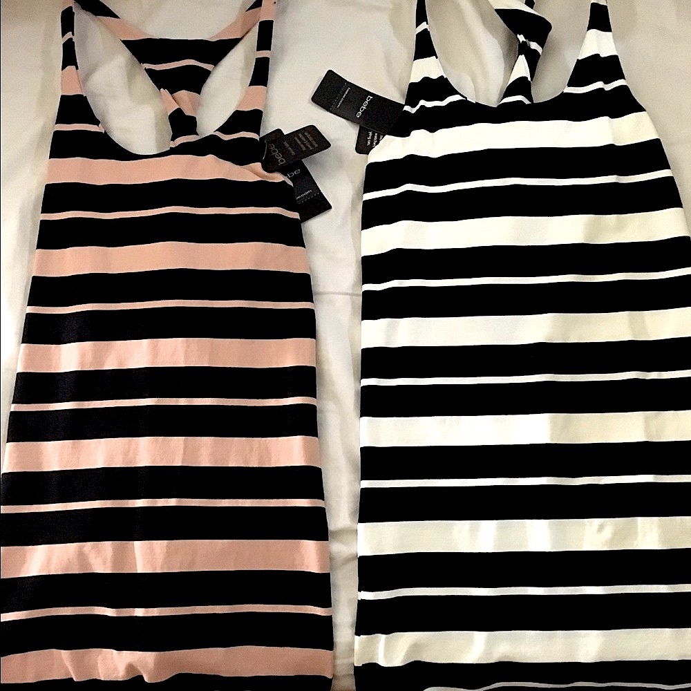 TWO Brand New Bebe tops with tags